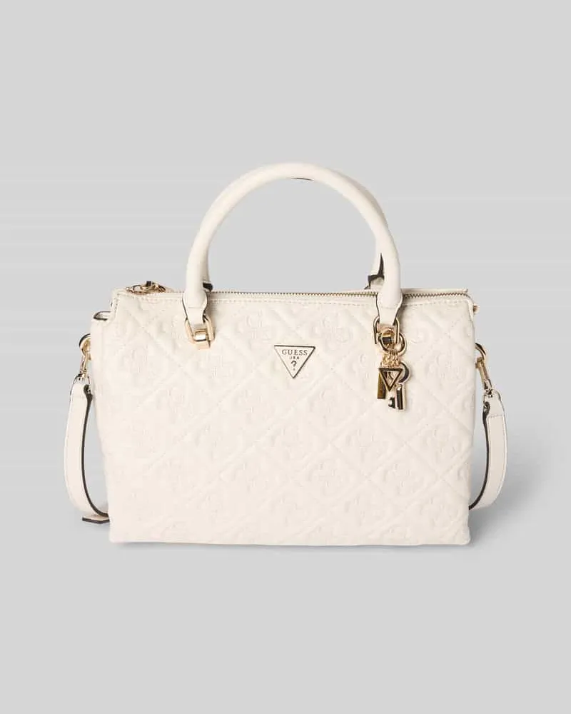 Guess Handtasche mit Steppnähten Modell 'ADELASIA Ecru