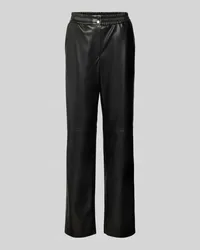 HUGO BOSS Stoffhose mit elastischem Bund Modell 'Halmara Black