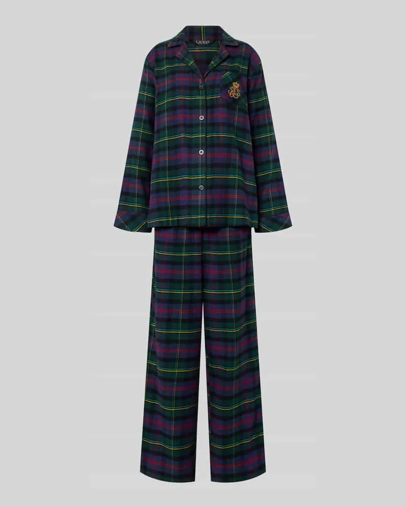 Ralph Lauren Pyjama mit Bruttasche Flieder