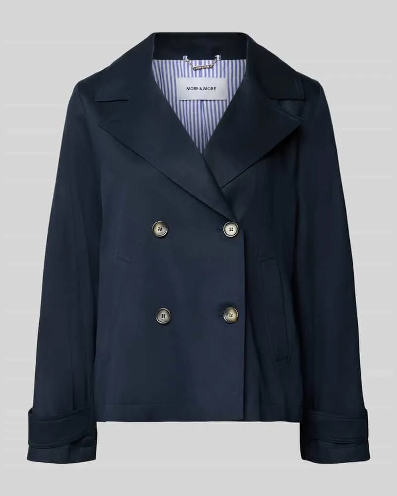 More & More Jacke aus Lyocell-Mix Marine