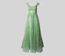 Abendkleid aus Glitzermesh