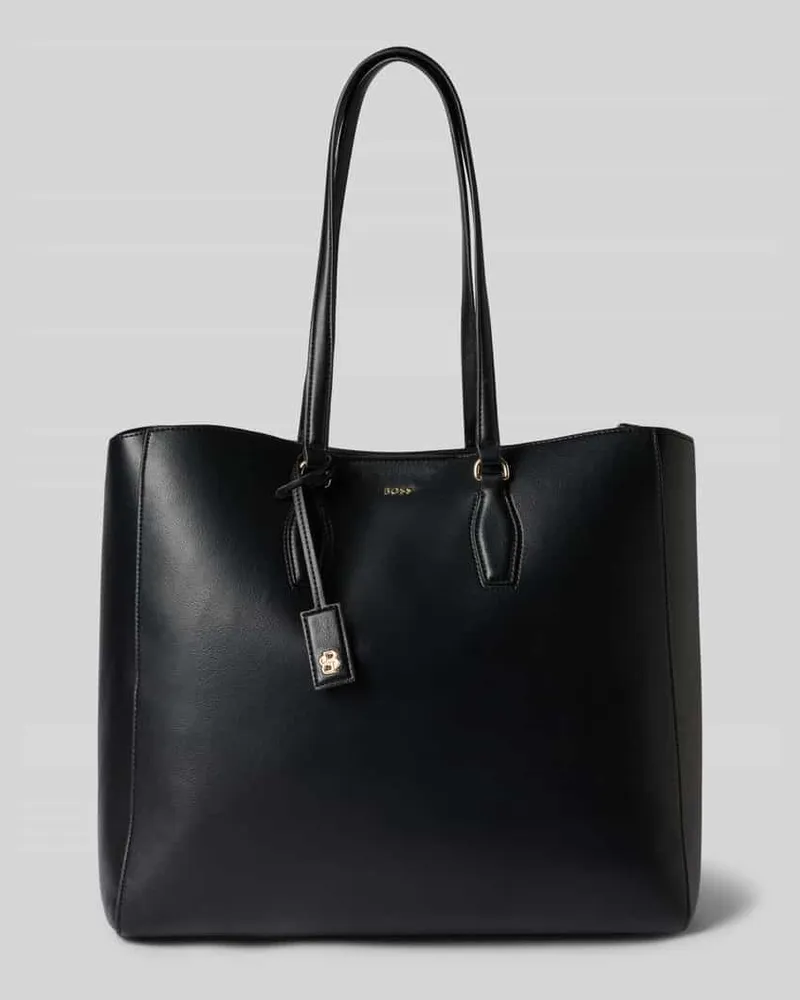 HUGO BOSS Shopper mit Logo-Detail Modell 'Sandy New Tote Black