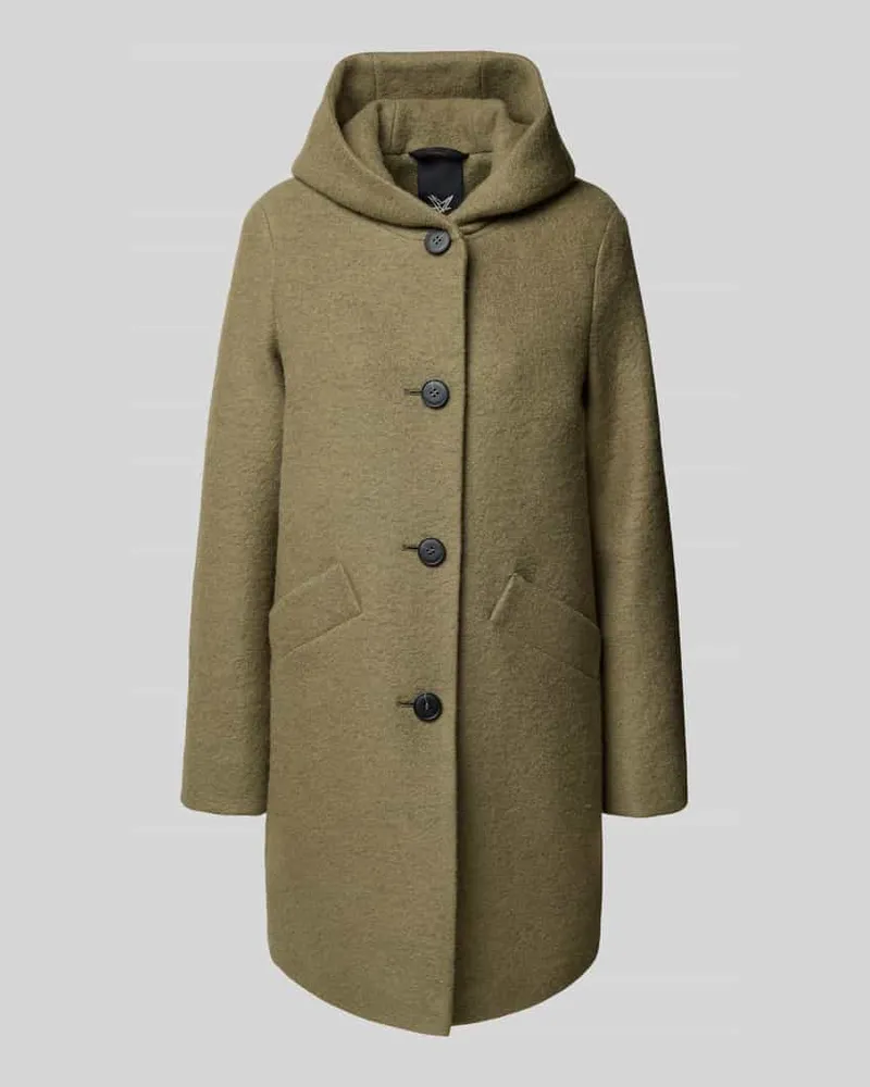 Fuchs Schmitt Wollmantel mit Kapuze Schilf