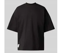 T-Shirt mit Label-Patch Modell 'LOGO