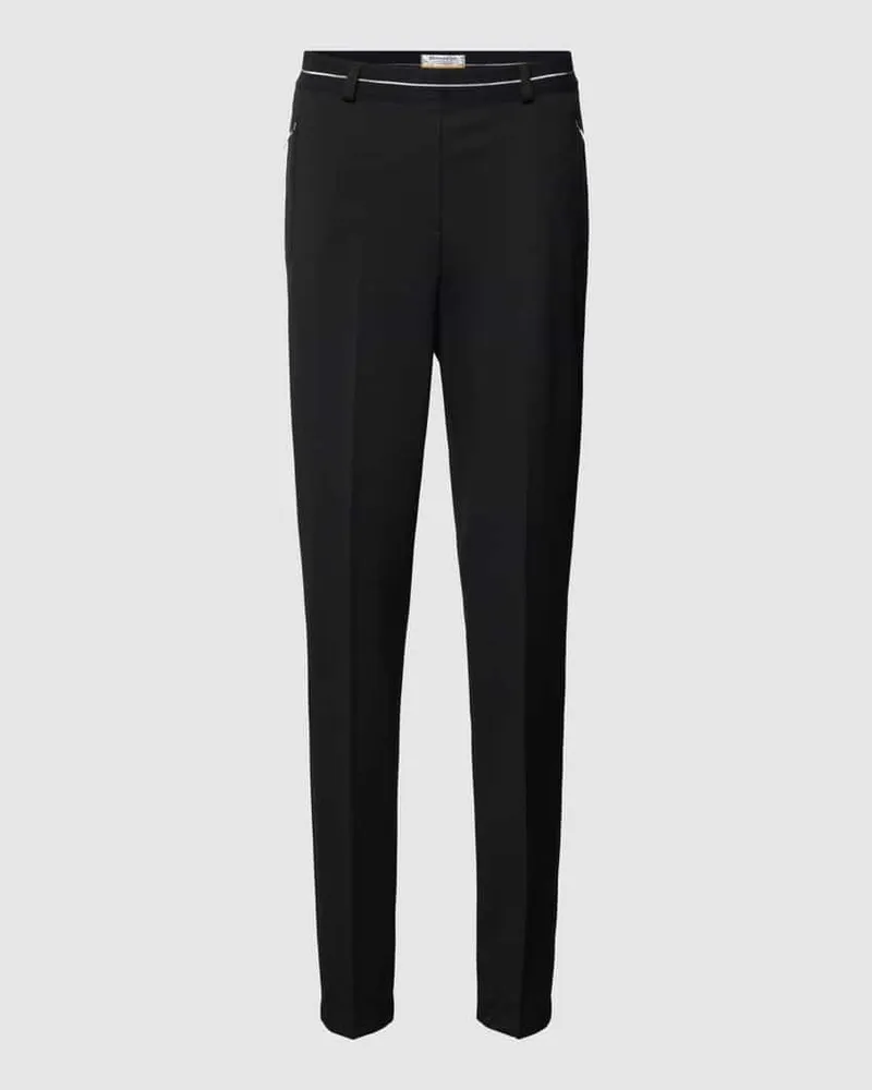 Brax Super Slim Fit Stoffhose mit Reißverschlusstaschen Modell 'LILLYT Black
