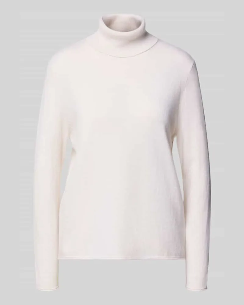 hemisphere Rollkragenpullover aus Kaschmir mit Rollsaum Offwhite
