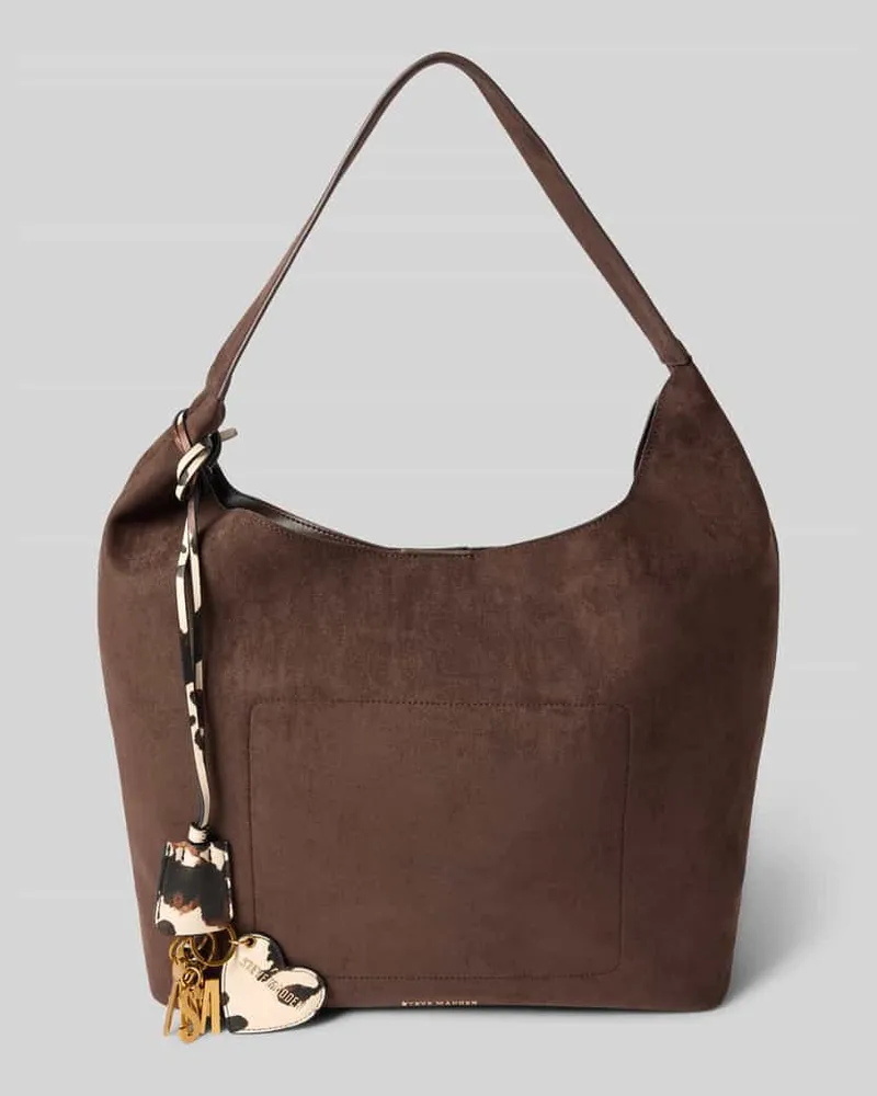 Steve Madden Handtasche mit Tragehenkel Modell 'Blenore Dunkelbraun