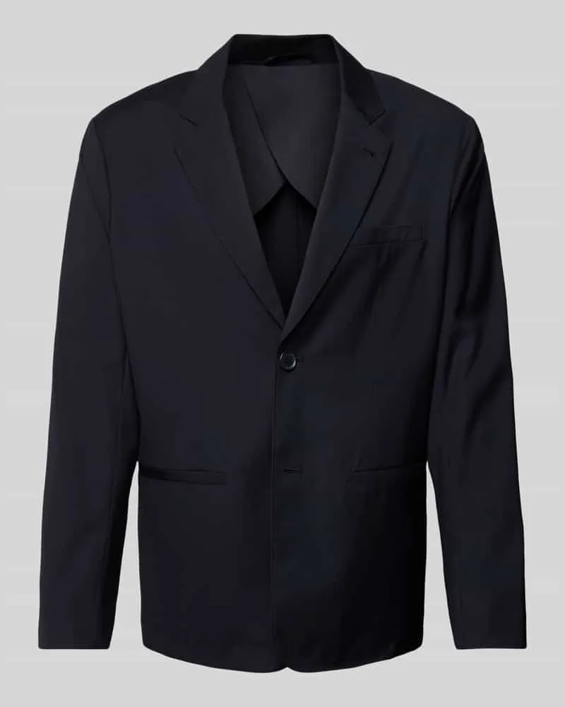 Armani Exchange 2-Knopf-Sakko mit Reverskragen Marine
