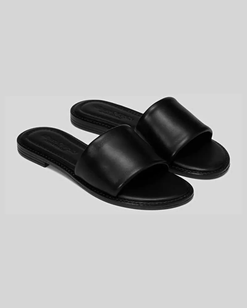 Marc O'Polo Sandale aus echtem Leder Modell 'BABETTE Black