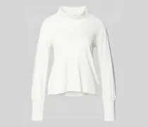 Strickpullover mit Stehkragen