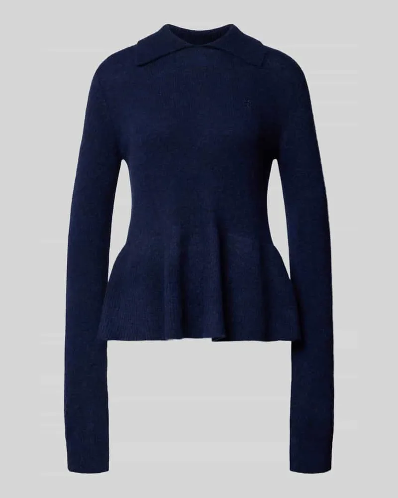 Karo Kauer Pullover mit Woll-Alpaka-Anteil Royal