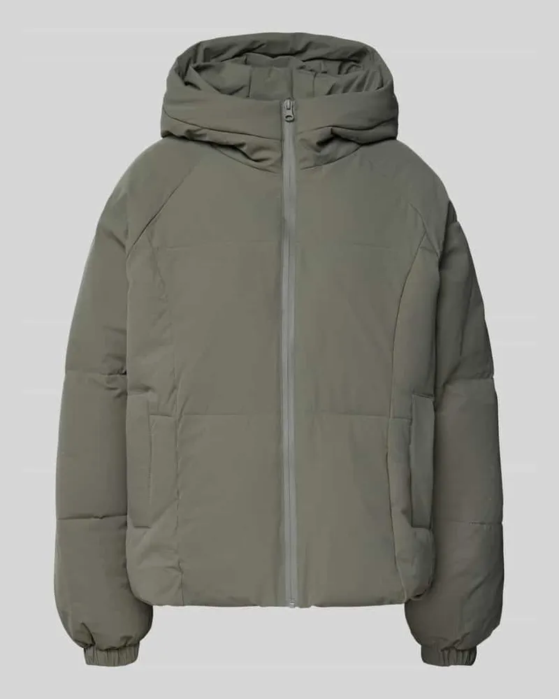 ICHI Steppjacke mit Eingrifftaschen Modell 'HIZTORA Schilf