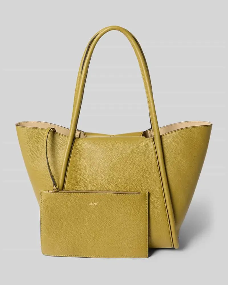 Abro Tote Bag aus echtem Leder Modell 'Willow Oliv