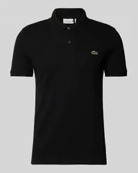 Lacoste Slim Fit Poloshirt mit Label-Badge Modell 'CORE Black