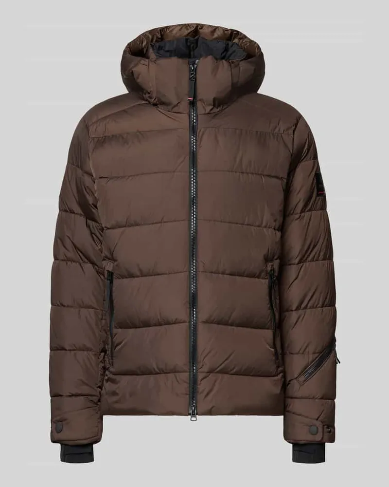 Bogner Steppjacke mit Reißverschlusstaschen Modell 'LUKA2 Dunkelbraun