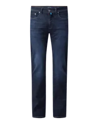 Pierre Cardin Tapered Fit Jeans mit Stretch-Anteil Modell 'Lyon' - 'Futureflex Dunkelblau