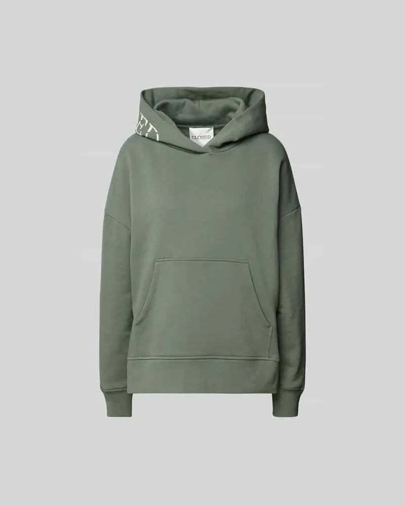 Closed Oversized Hoodie mit Kapuze Gruen