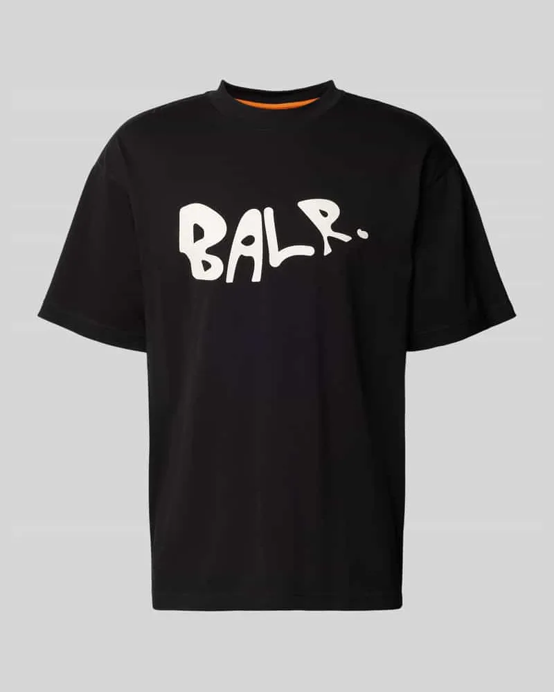 BALR. T-Shirt mit Label-Print Black