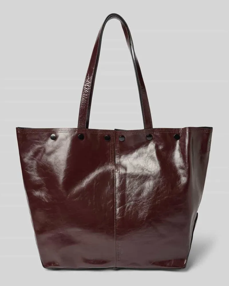 Liebeskind Shopper in Leder-Optik Modell 'Rive Bordeaux