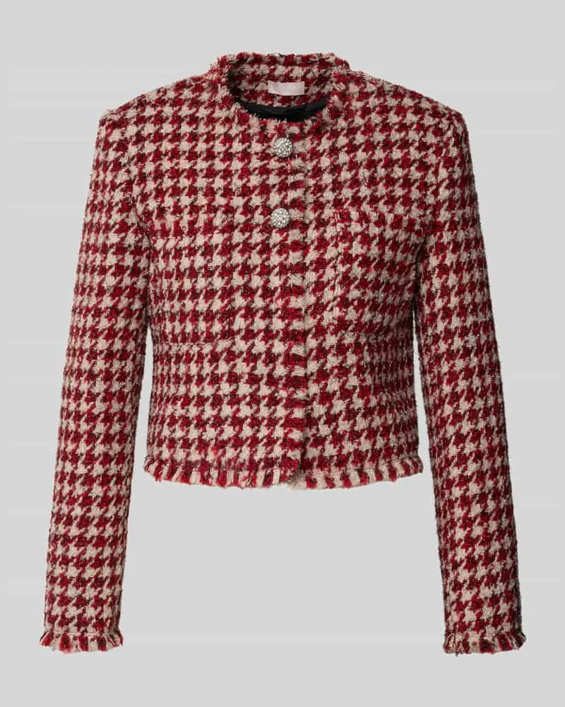 Liu Jo Regular Fit Jacke mit Brusttaschen Rot