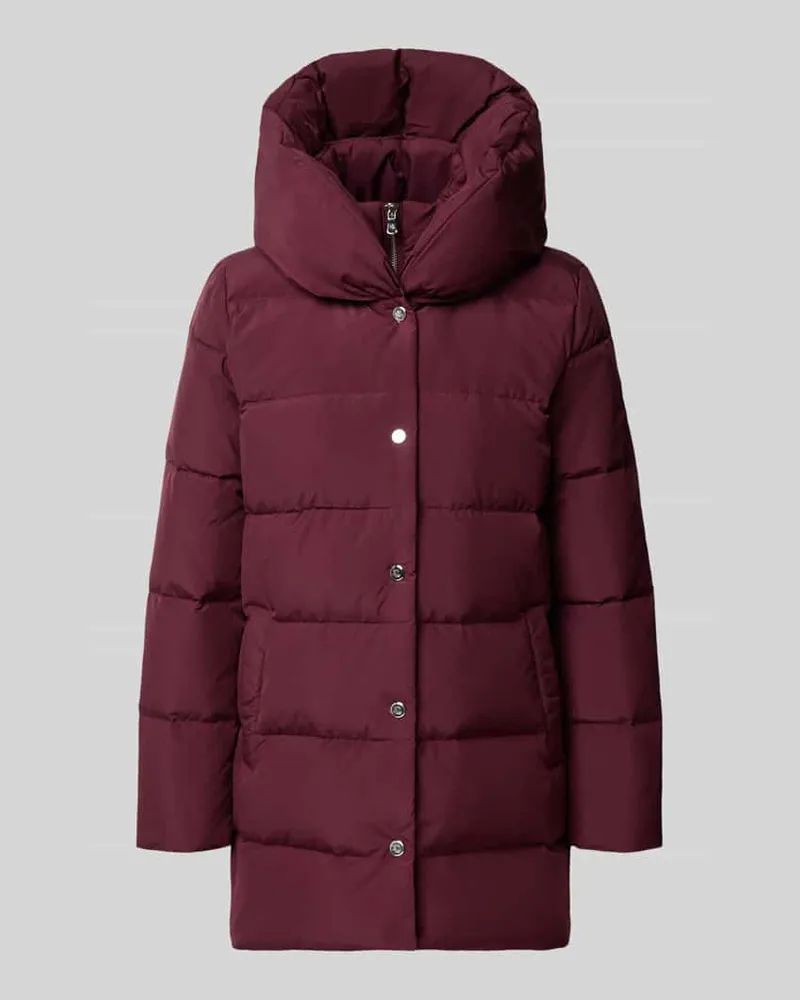 Ralph Lauren Daunenjacke mit wärmender Kapuze Bordeaux