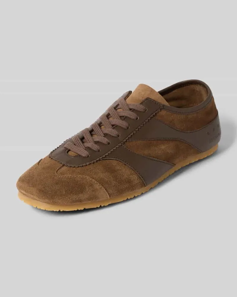Copenhagen Sneaker aus echtem Leder Camel