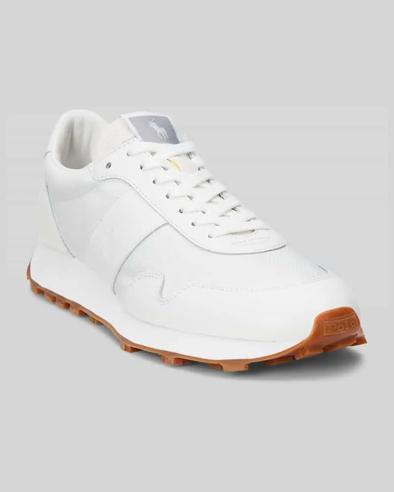 Ralph Lauren Sneaker aus echtem Leder Weiss
