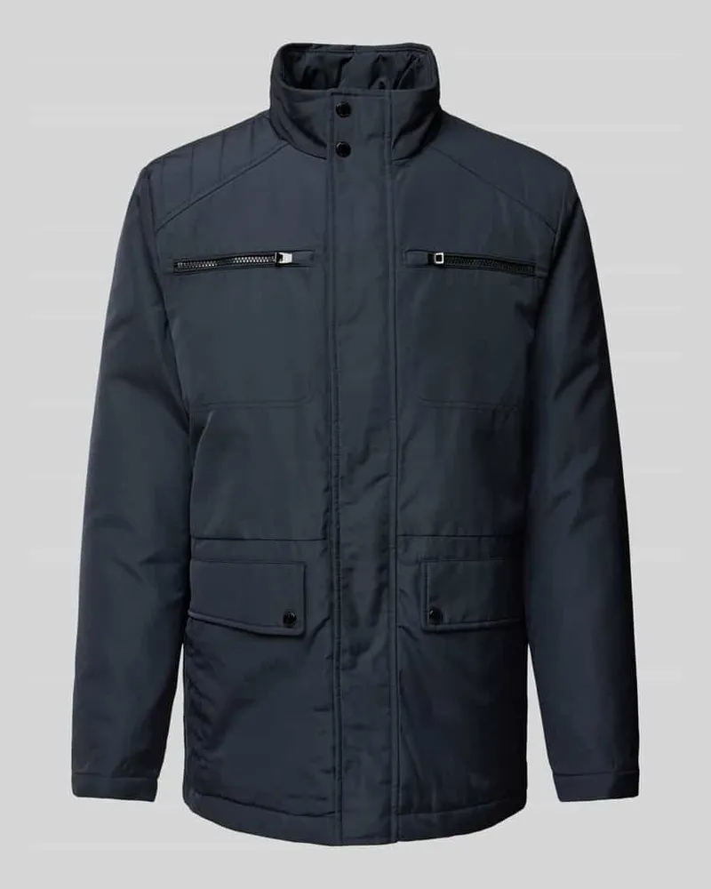 Geox Jacke mit Stehkragen Marine