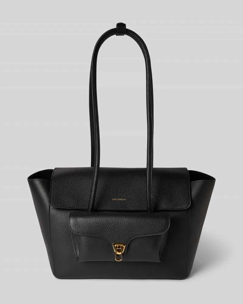 Coccinelle Handtasche mit Label-Detail Black