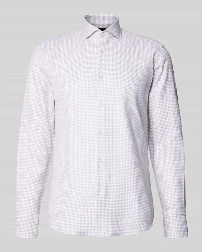 HUGO BOSS Regular Fit Businesshemd aus reiner Baumwolle Modell 'JOE Sand