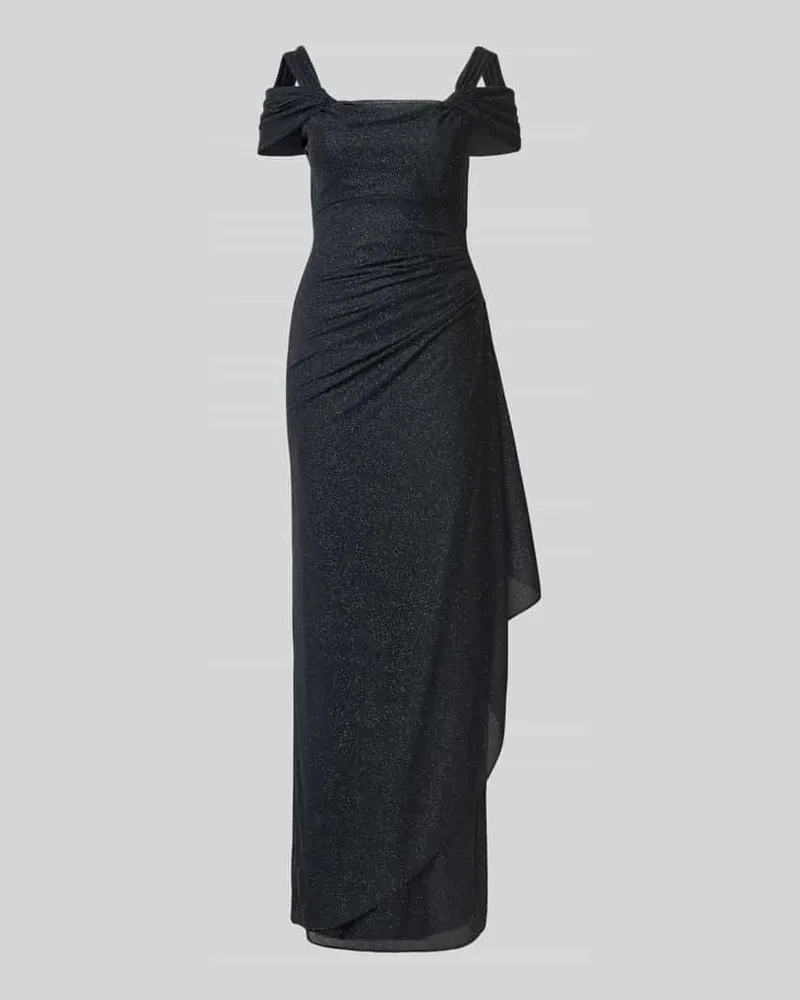 Vera Mont Empire Abendkleid aus Chiffon Dunkelblau