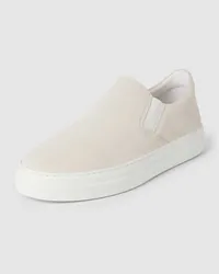 Selected Homme Chunky Slip-on-Sneaker mit elastischen Einsätzen Modell 'DAVID Weiss