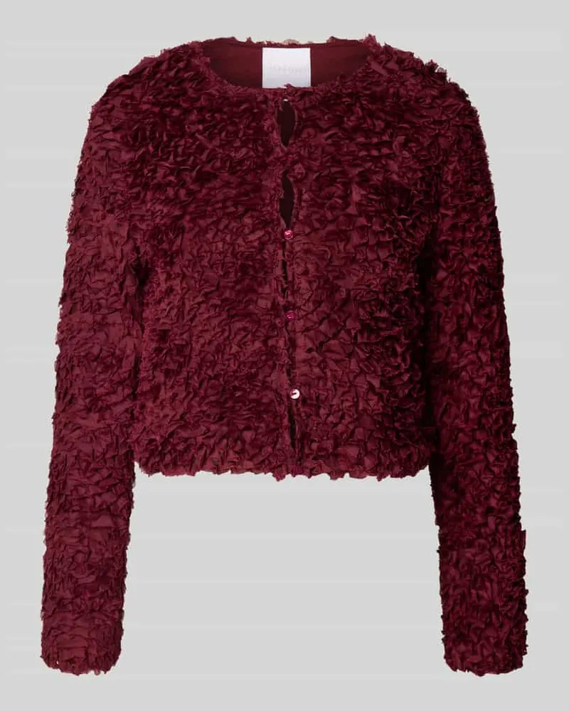 Rich&Royal Regular Fit Blazer mit Knopfleiste Bordeaux
