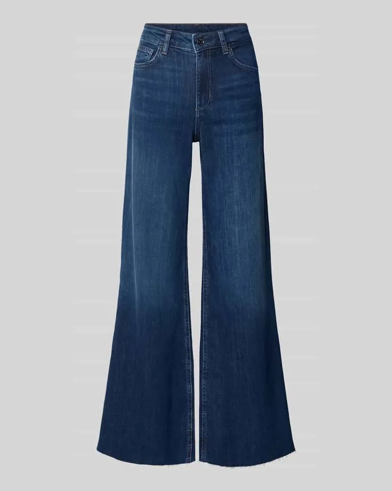 Liu Jo Flared Fit Jeans aus elastischem Baumwoll-Mix Jeansblau
