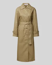 Mango Trenchcoat mit Umlegekragen Offwhite