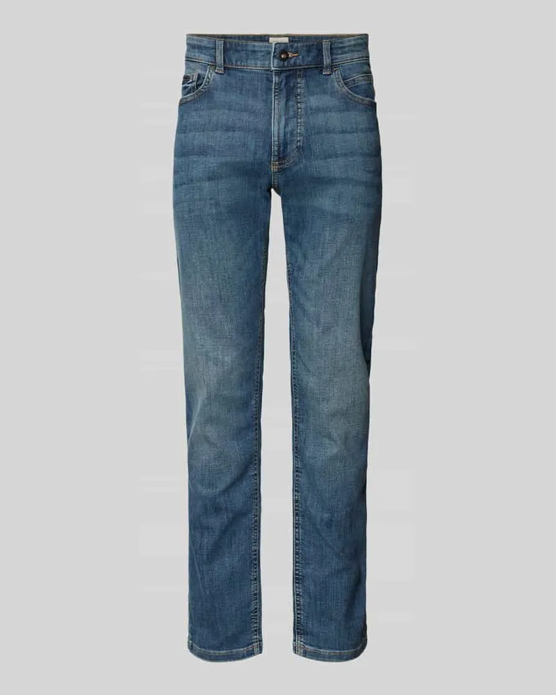 Camel Active Regular Fit Jeans im 5-Pocket-Design Jeansblau