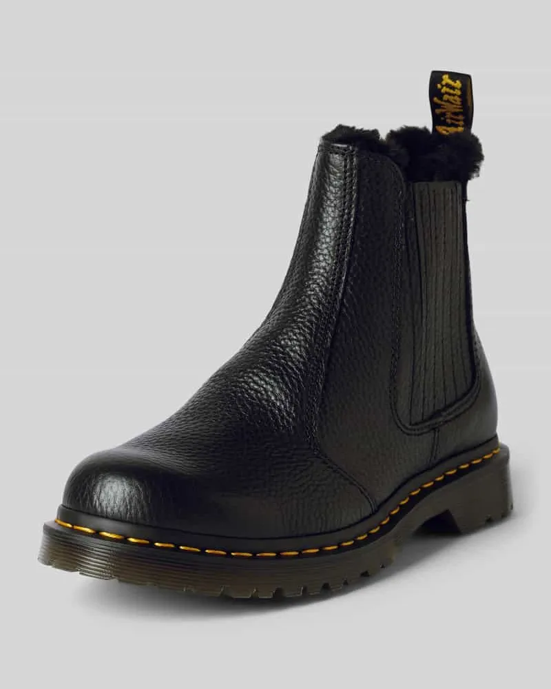 Dr.Martens Chelsea Boots mit Logo-Patch Modell 'Leonore Black