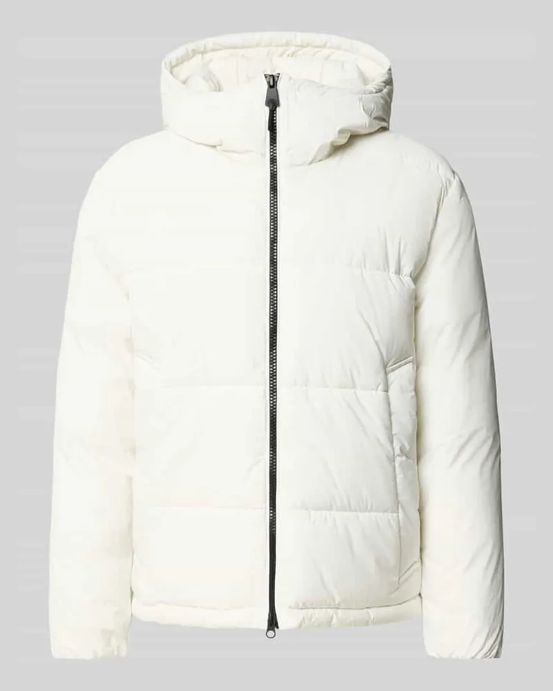 Strellson Regular Fit Steppjacke mit Kapuze Modell 'SMOOTH Offwhite