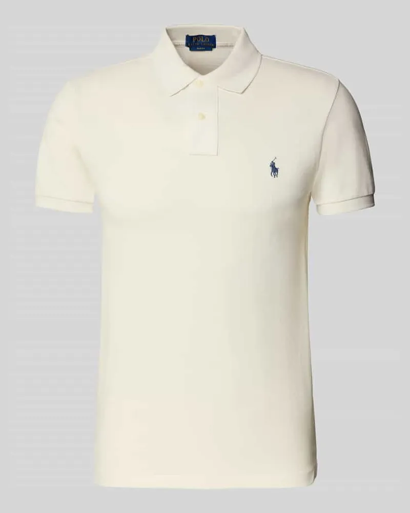 Ralph Lauren Poloshirt mit Label-Stitching Beige