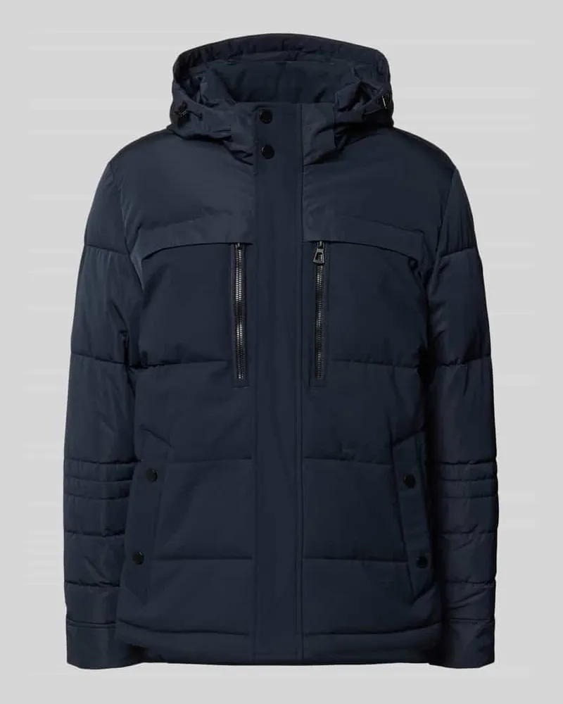 Lerros Steppjacke mit verlängertem Rückenteil Dunkelblau