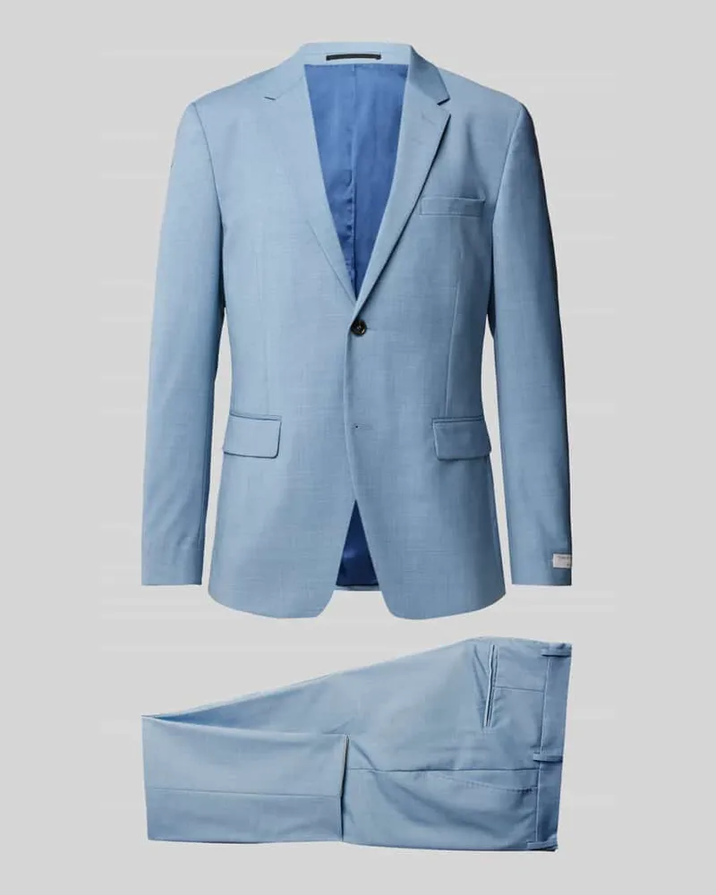 Tiger of Sweden Anzug mit feinem Strukturmuster Modell 'S.JAMIE Hellblau