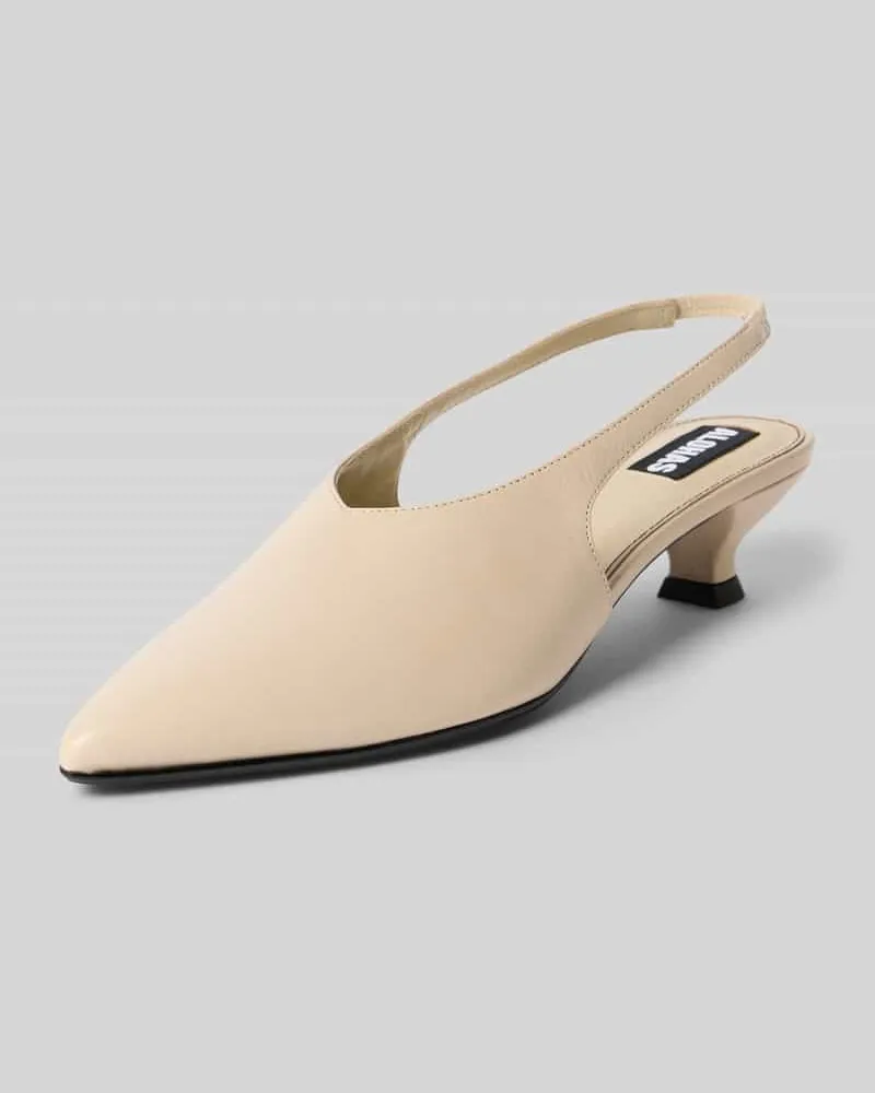 Alohas Pumps mit Pfennigabsatz Modell 'Eros Offwhite