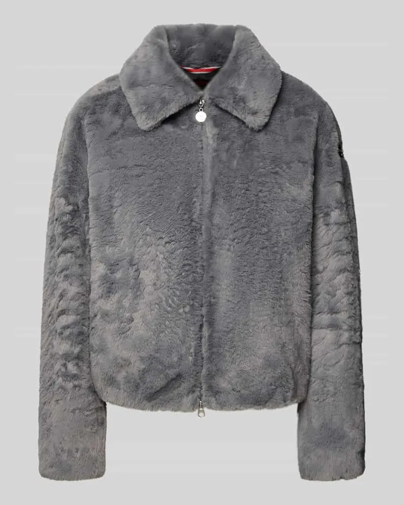 Frieda & Freddies Jacke aus Kunstfell Modell 'XAVI Dunkelgrau
