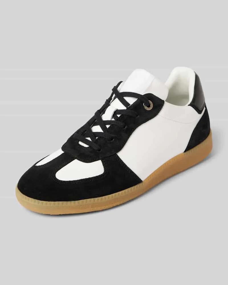 Marc Cain Sneaker mit Kontrastbesatz Beige