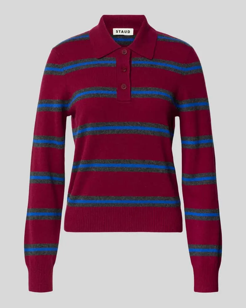 STAUD Strickpullover aus reinem Kaschmir Bordeaux