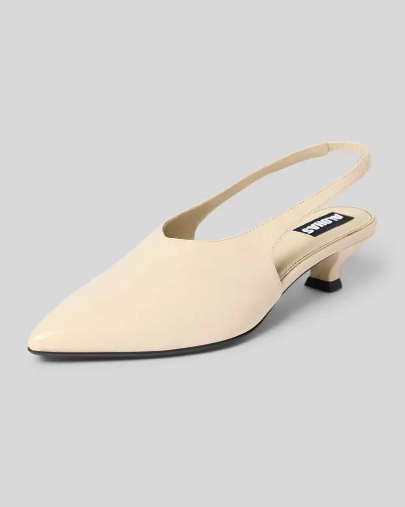 Alohas Pumps aus echtem Leder Modell 'Eros Ecru