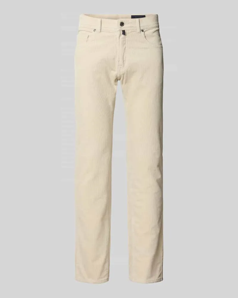 Pierre Cardin Slim Fit Cordhose Modell 'Laval Ecru