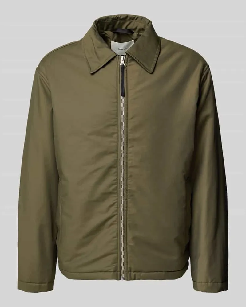Selected Homme Relaxed Fit Blouson aus Baumwoll-Mix Modell 'CEDRIC Oliv