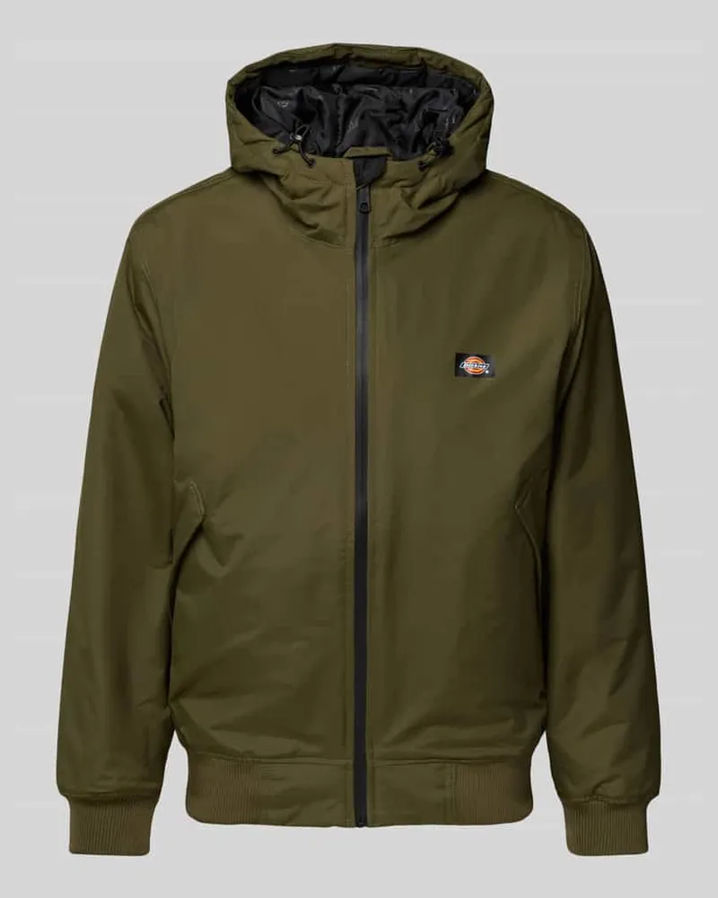 Dickies Jacke mit Kapuze und Logo Modell 'NEW SARPY JACKET Oliv
