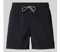 Shorts mit Label-Detail Modell 'NELSON